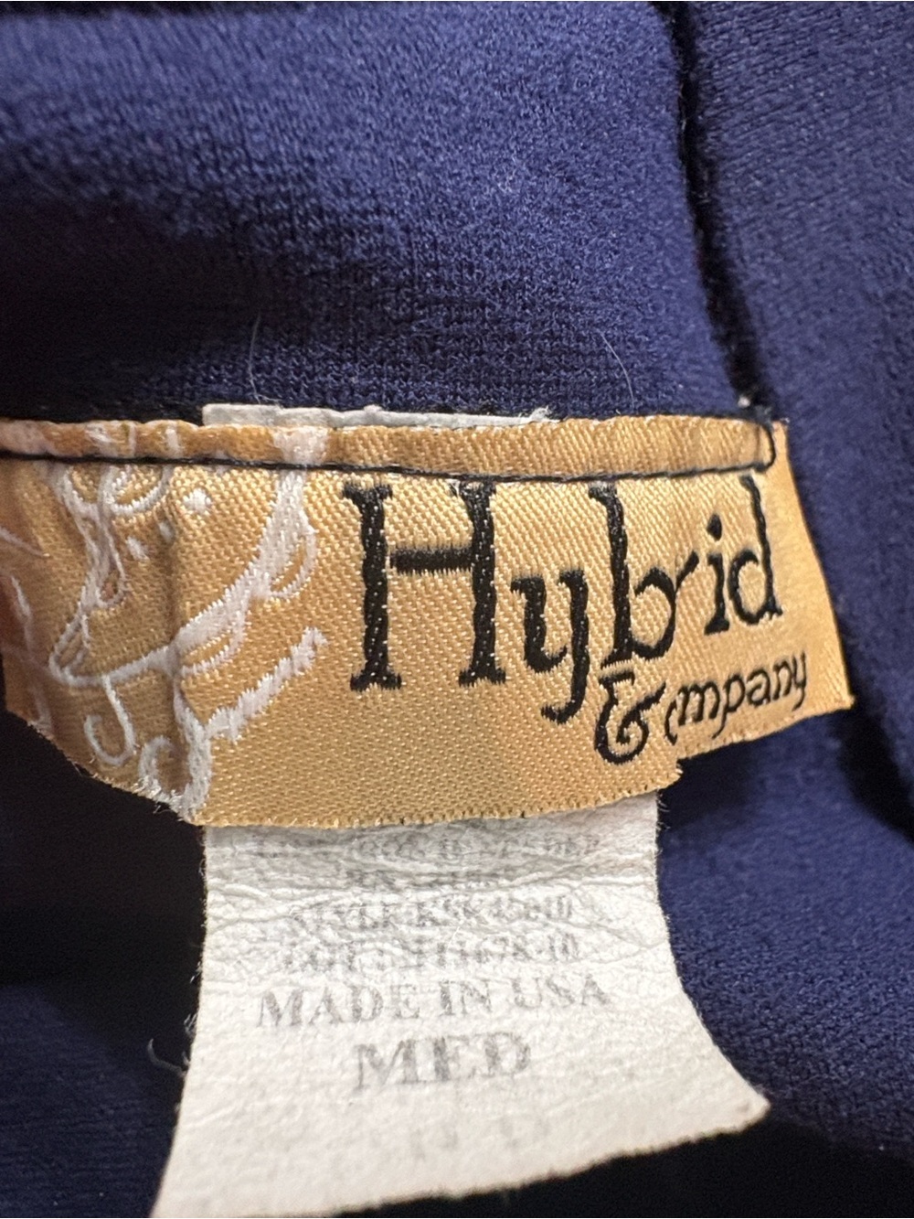 2 for $9 Hybrid & Company Navy and Grey Peplum Pencil Skirt Bundle - Picture 2 of 5